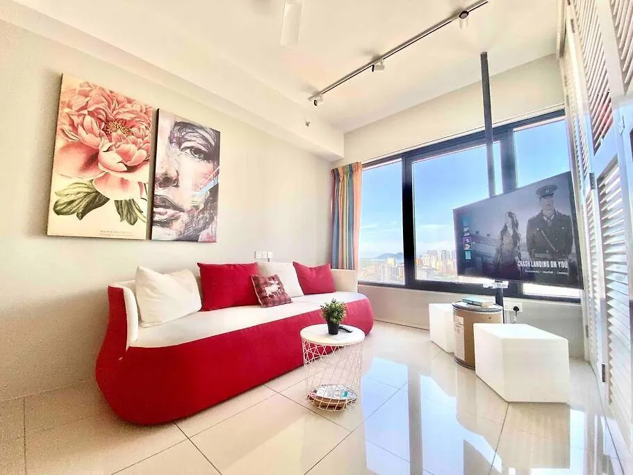 Tropicana 218 Macalister #Wondercolor #Infinity Pool #Georgetown #5Pax #2Br 2Bath #1King 1Queen 1Single #Quality Well Maintained #Private Host Apartamento George Town