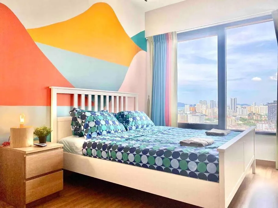 Tropicana 218 Macalister #Wondercolor #Infinity Pool #Georgetown #5Pax #2Br 2Bath #1King 1Queen 1Single #Quality Well Maintained #Private Host Apartamento
